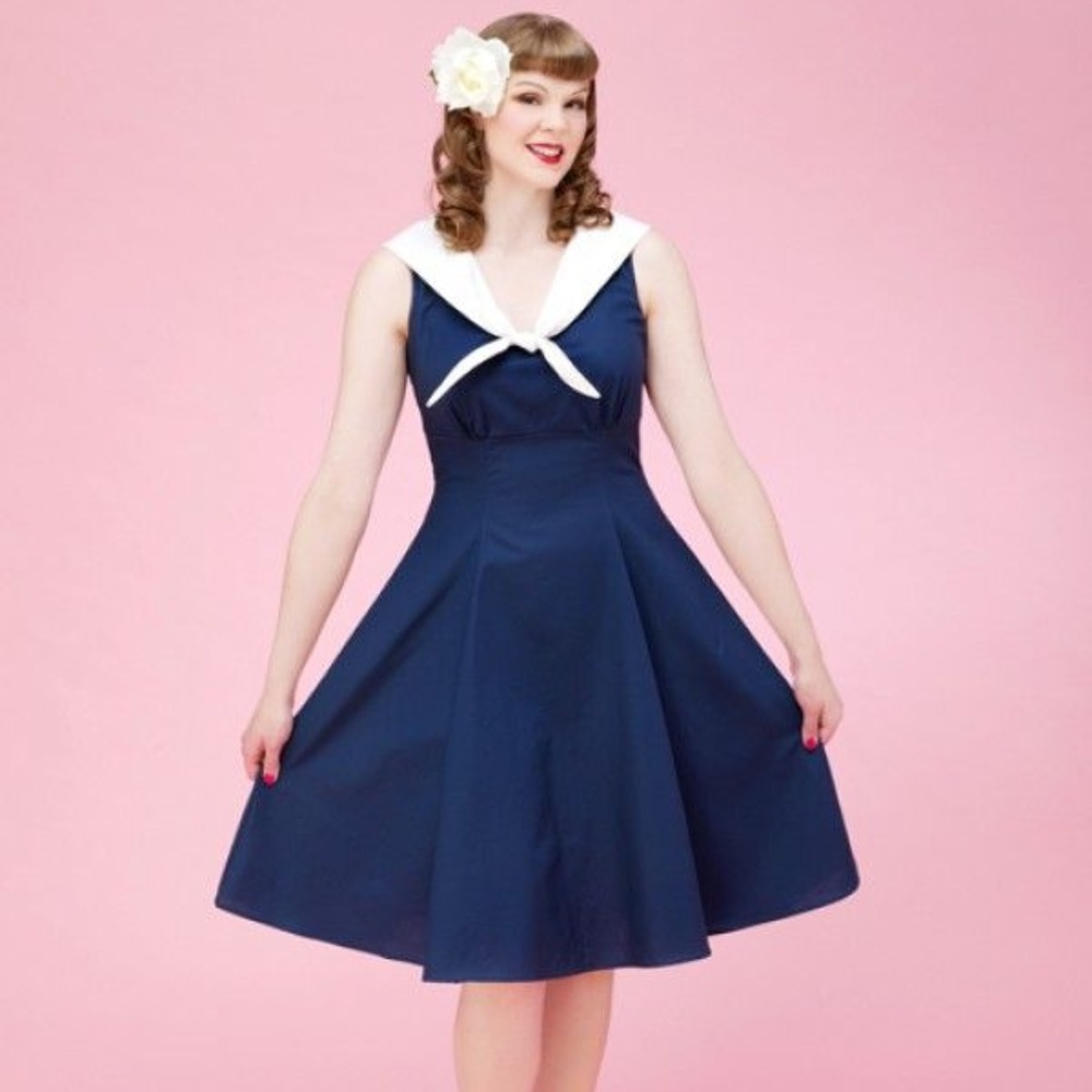 😍Host Pick😍 Heart of Haute Sailor Dress